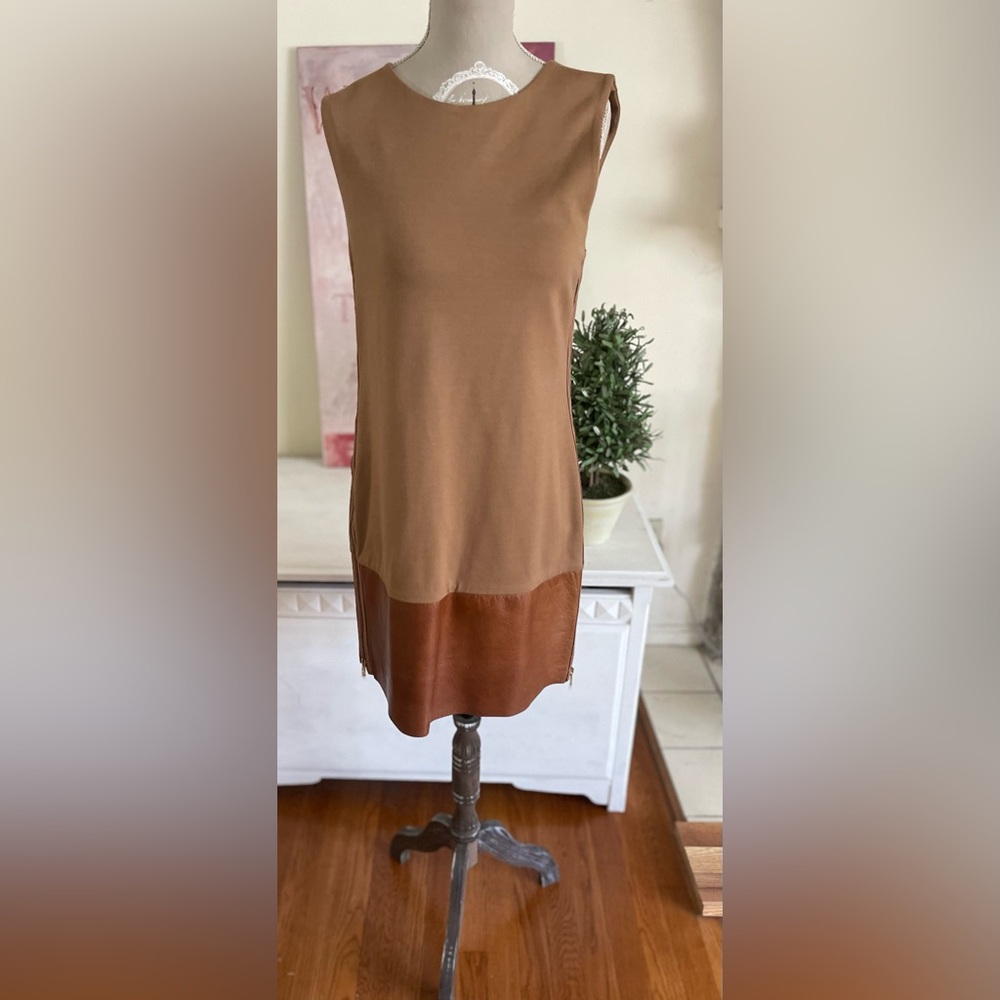 Ted Baker Knit and Leather Dress